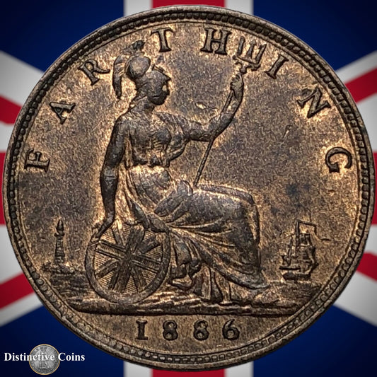 Great Britain 1886 Farthing 1/4d GB4237