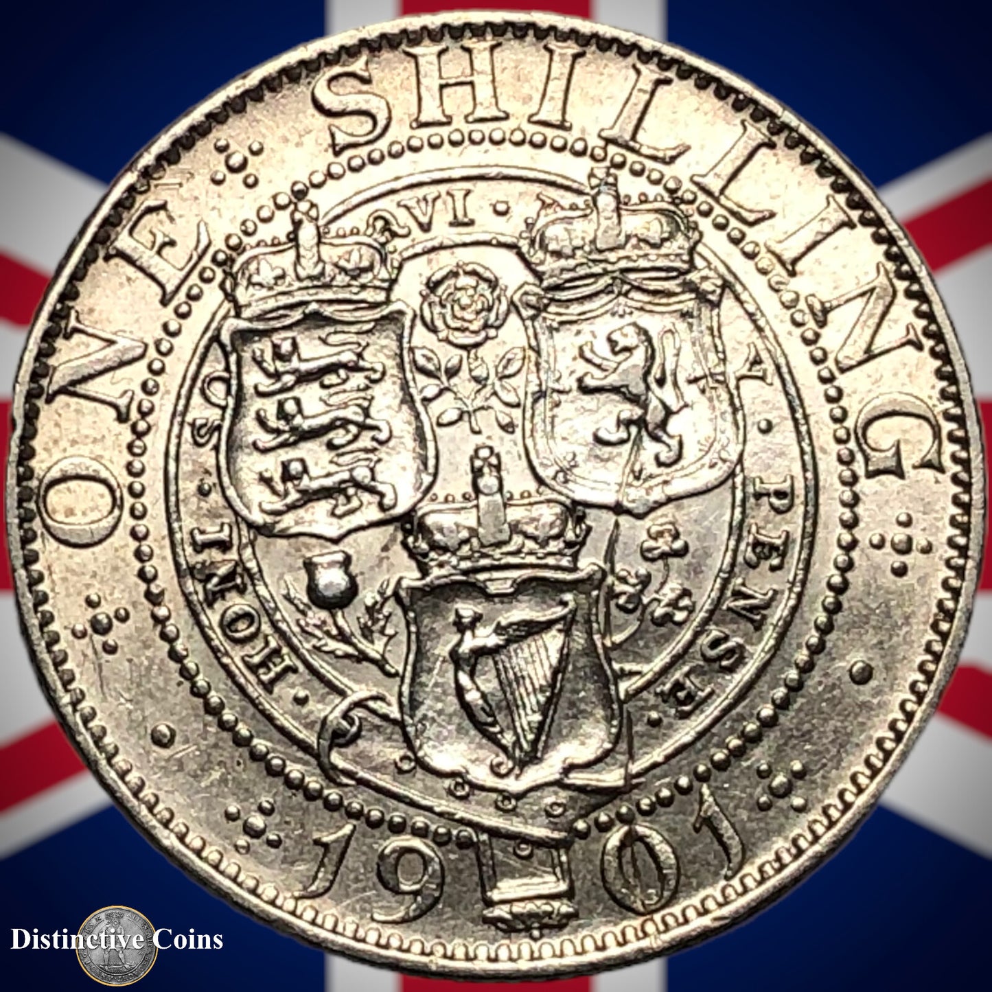 Great Britain 1901 British One Shilling GB0740