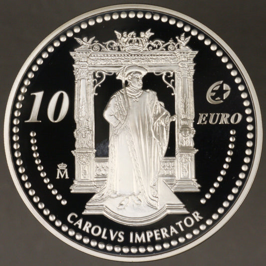 Spain 2006 10 Euro Carolvs Imperator w/ original capsule