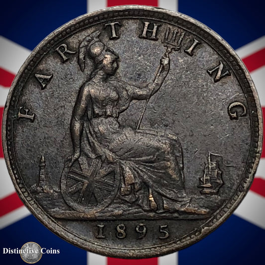 Great Britain 1895 Farthing 1/4d GB4397