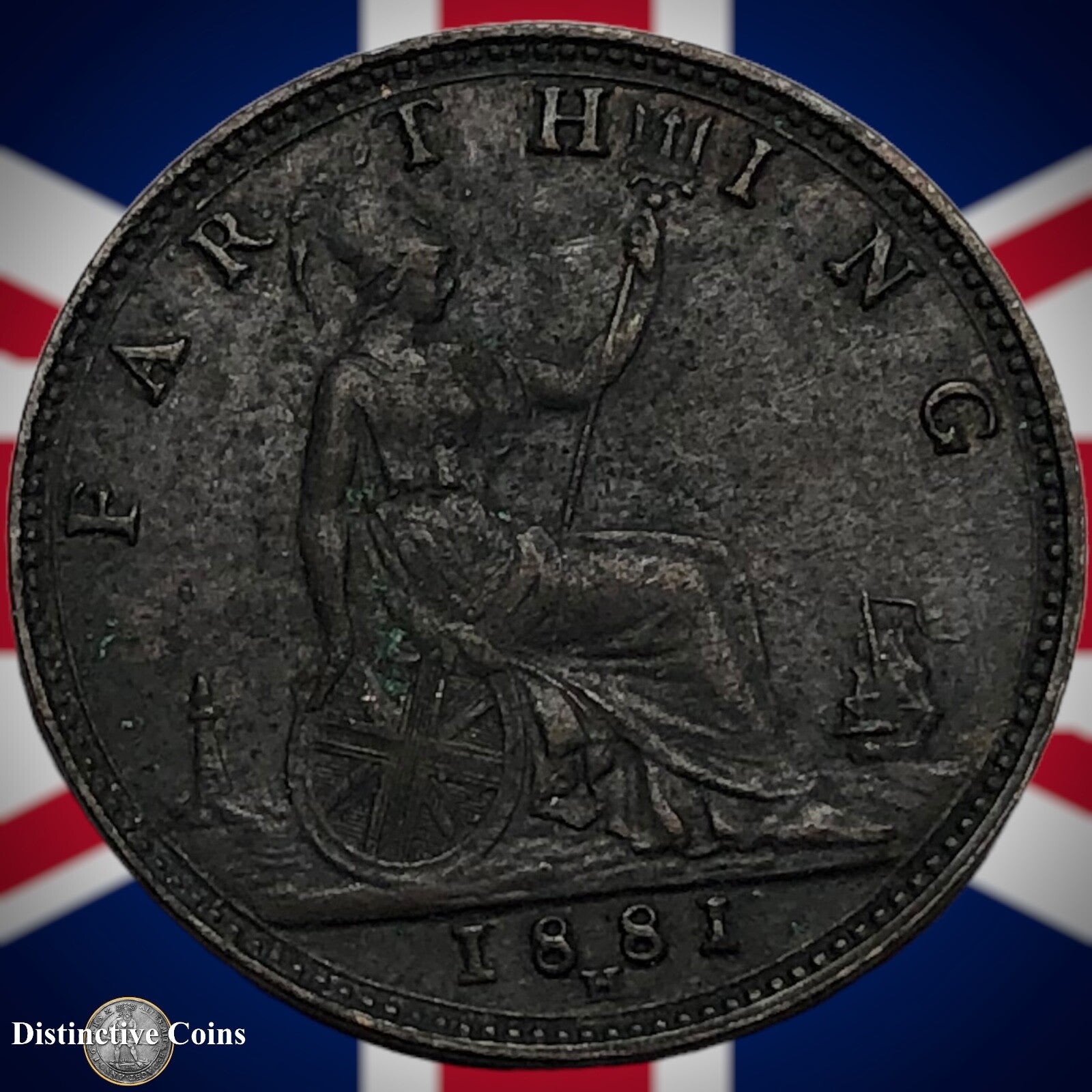 Great Britain 1881 H Farthing 1/4d GB3886