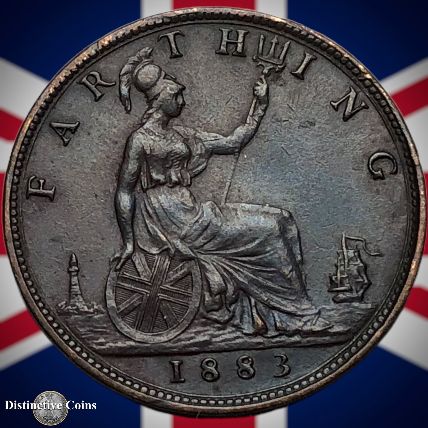 Great Britain 1883 Farthing 1/4d GB4057