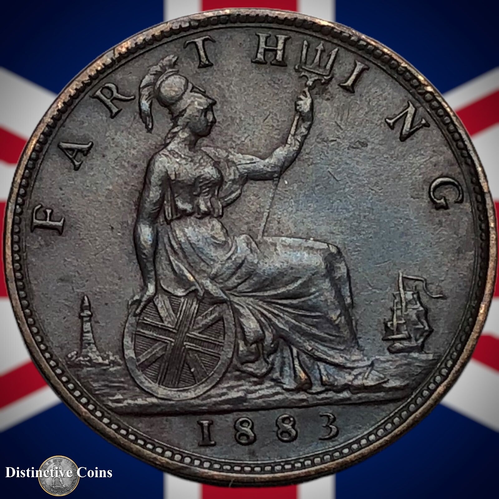 Great Britain 1883 Farthing 1/4d GB4057