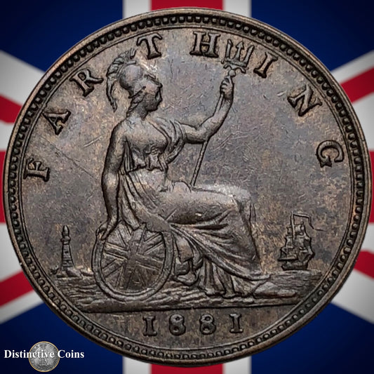 Great Britain 1881 Farthing 1/4d GB3865