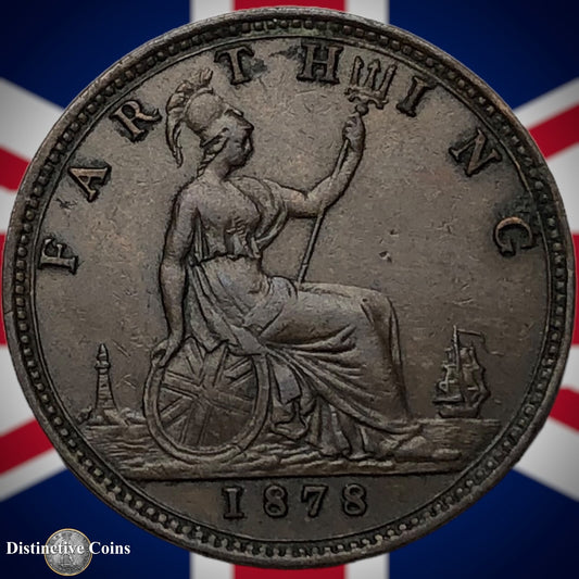 Great Britain 1878 Farthing 1/4d GB3795