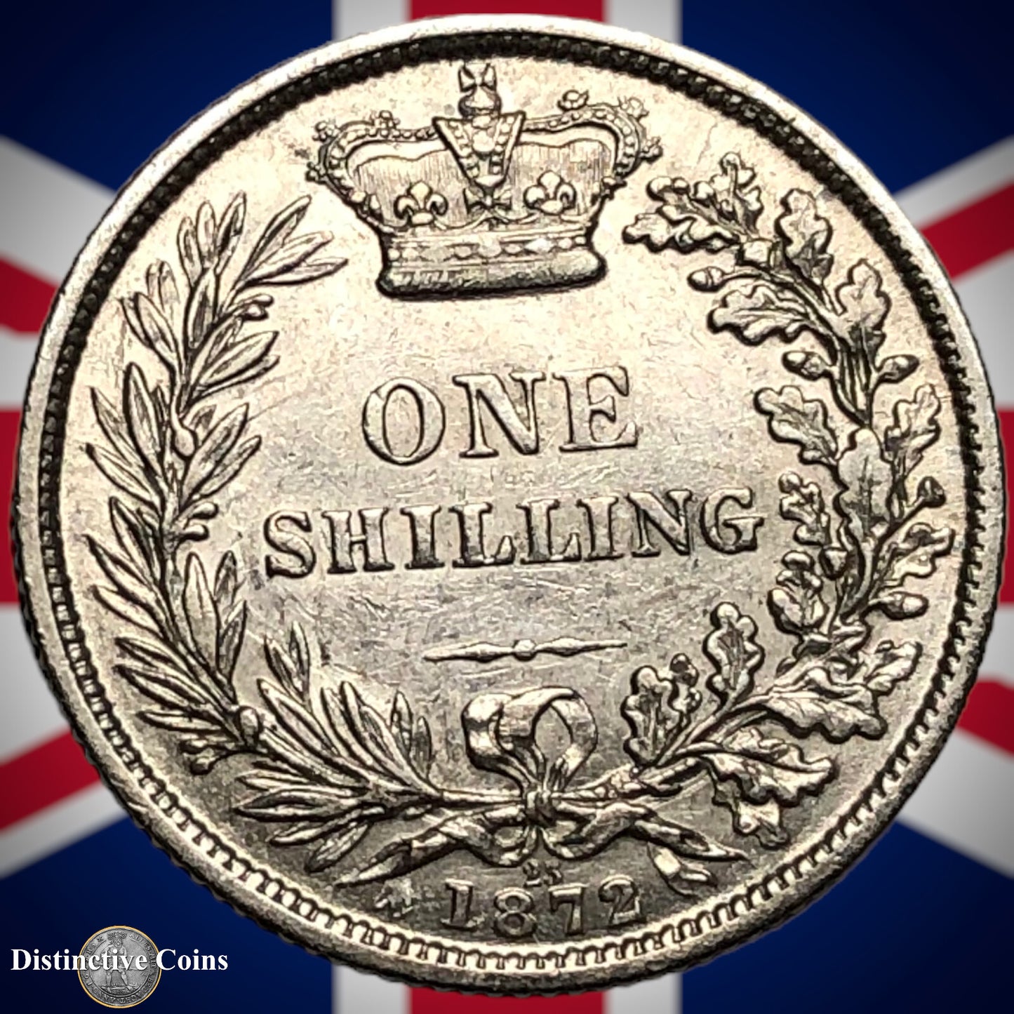 Great Britain 1872 British One Shilling GB0329