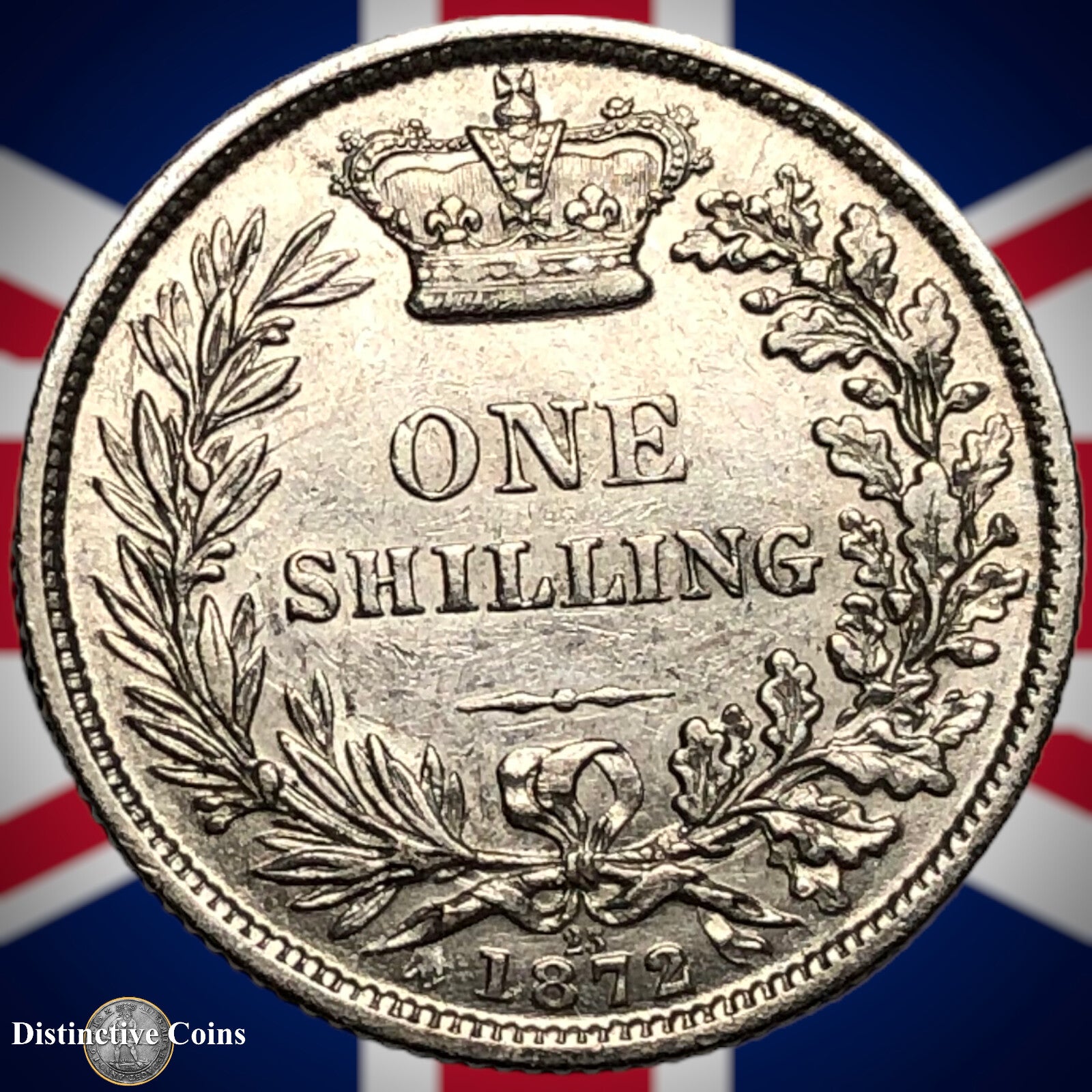 Great Britain 1872 British One Shilling GB0329