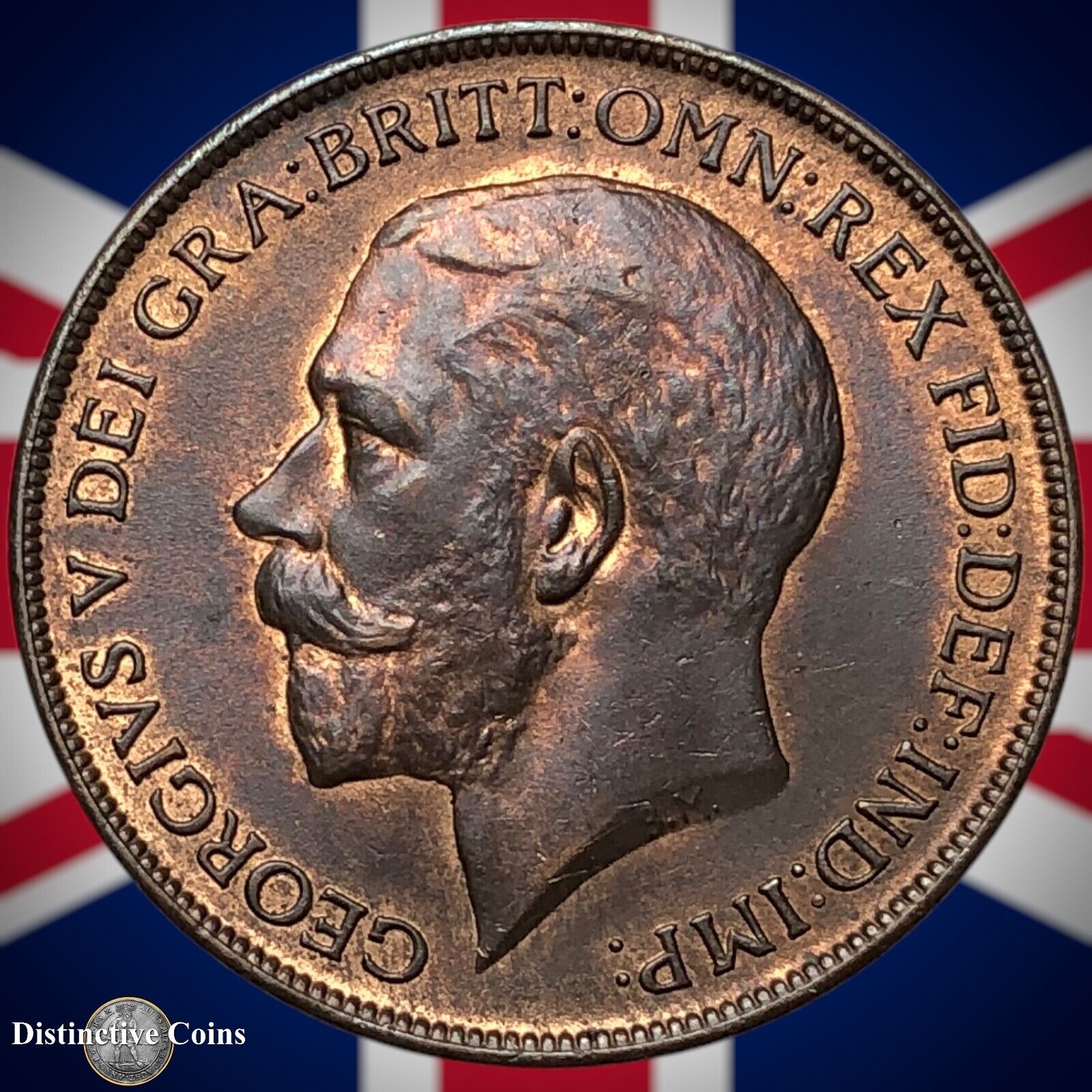 Great Britain 1911 Penny 1d GB6755