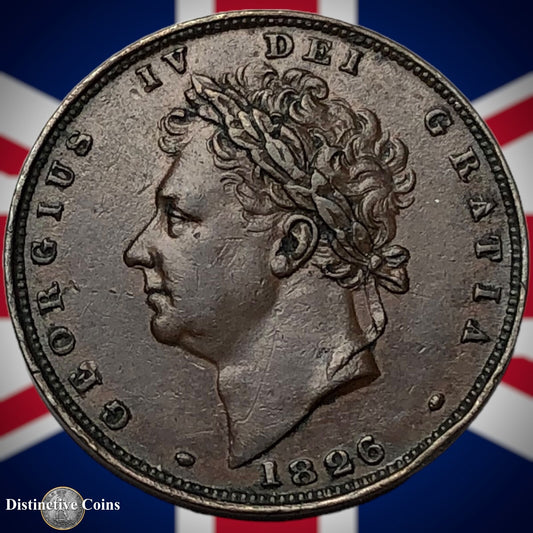 Great Britain 1826 Farthing 1/4d GB3326