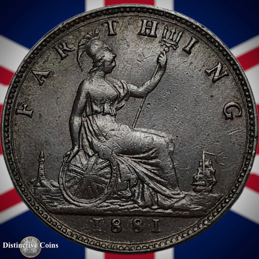 Great Britain 1881 Farthing 1/4d GB3862