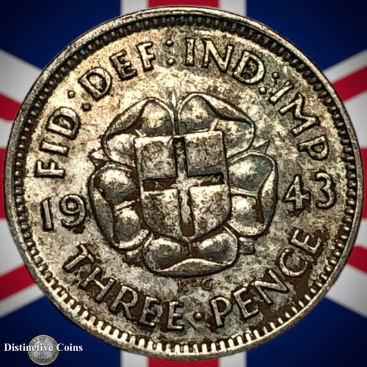 Great Britain 1943 Three Pence GB2349