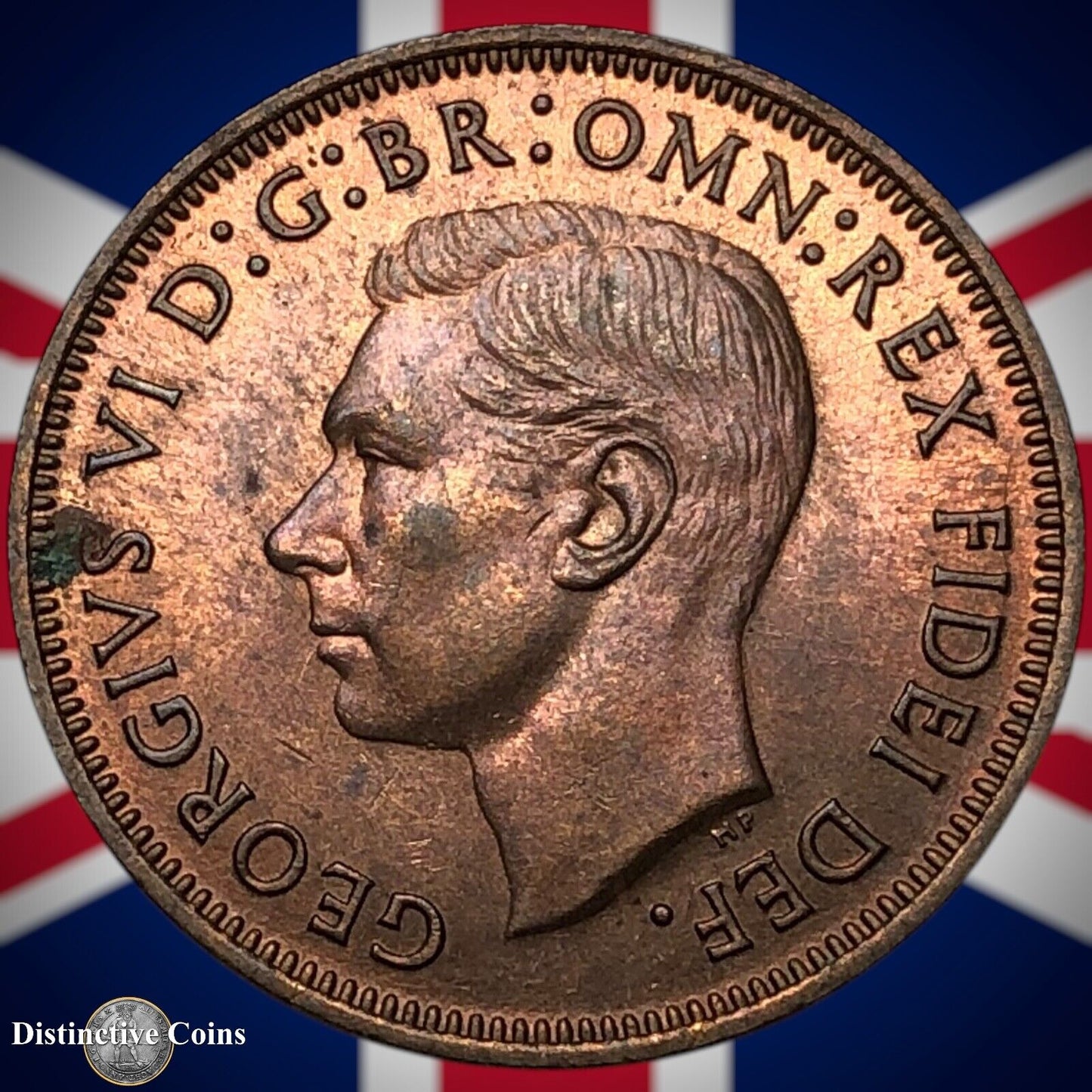 Great Britain 1951 Half Penny 1/2d GB6083