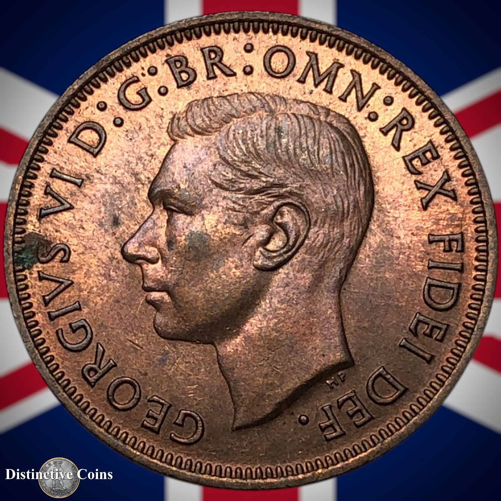 Great Britain 1951 Half Penny 1/2d GB6083