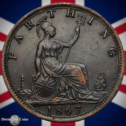 Great Britain 1867 Farthing 1/4d GB3603
