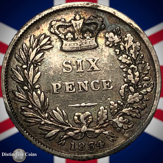 Great Britain 1834 Six Pence GB2557