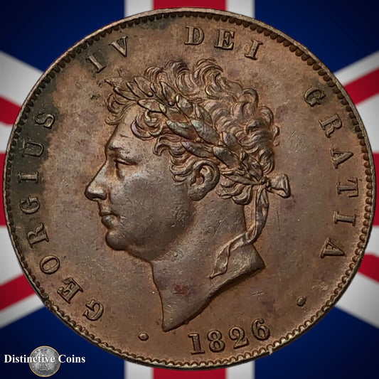 Great Britain 1826 Half Penny 1/2d GB5210