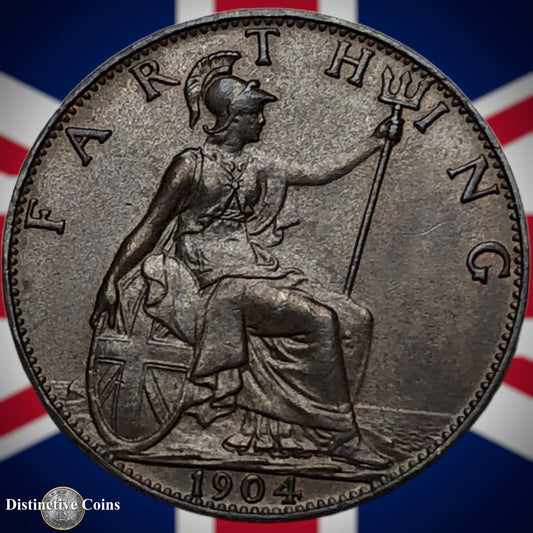 Great Britain 1904 Farthing 1/4d GB4566