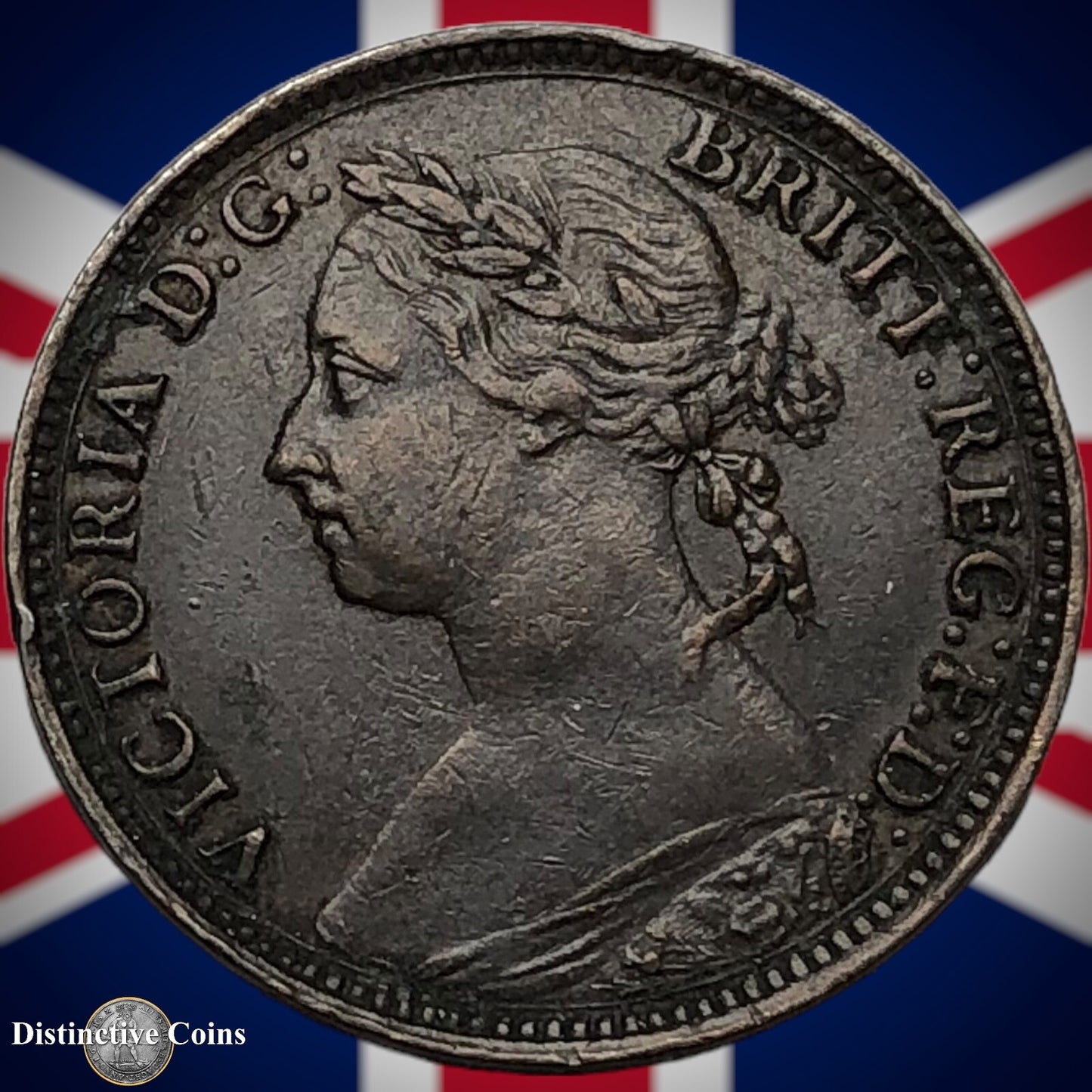 Great Britain 1886 Farthing 1/4d GB4182