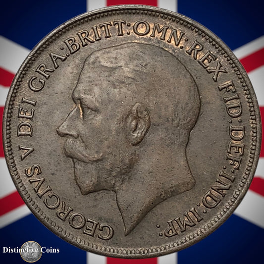 Great Britain 1918 Penny 1d GB6873