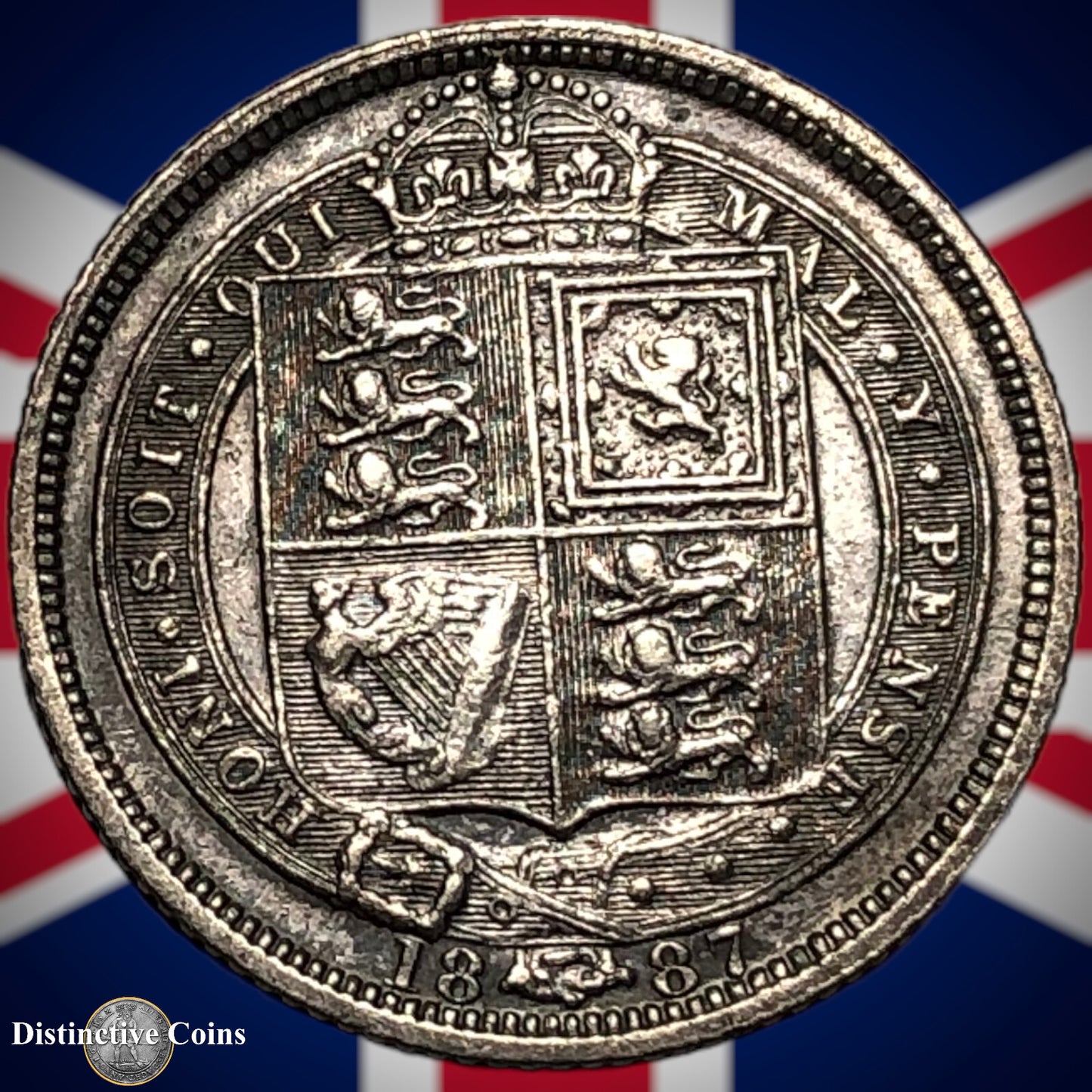 Great Britain 1887 Six Pence GB2690