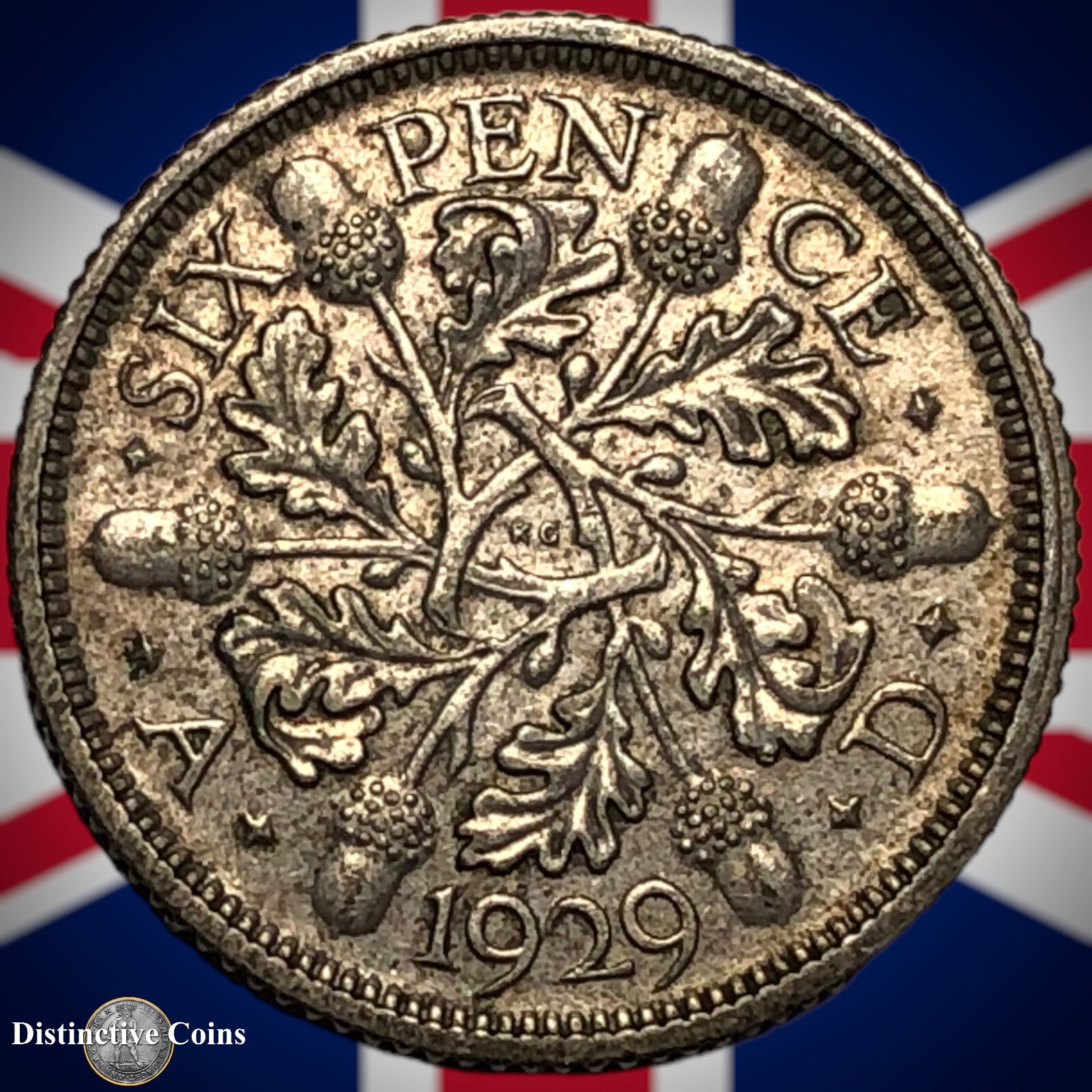 Great Britain 1929 Six Pence GB1691