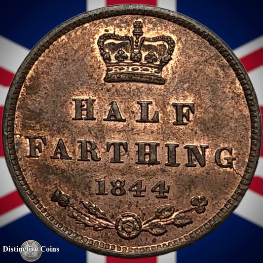 Great Britain 1844 Half Farthing 1/2 Penny GB3130