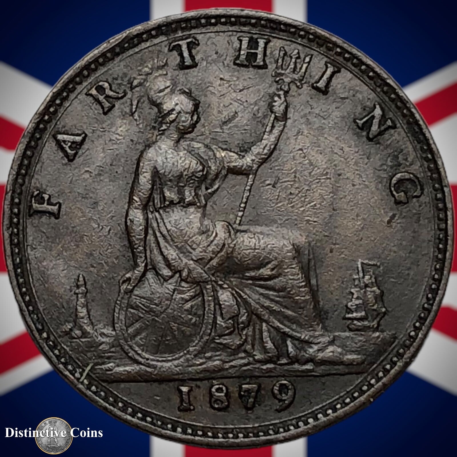 Great Britain 1879 Farthing 1/4d GB3808