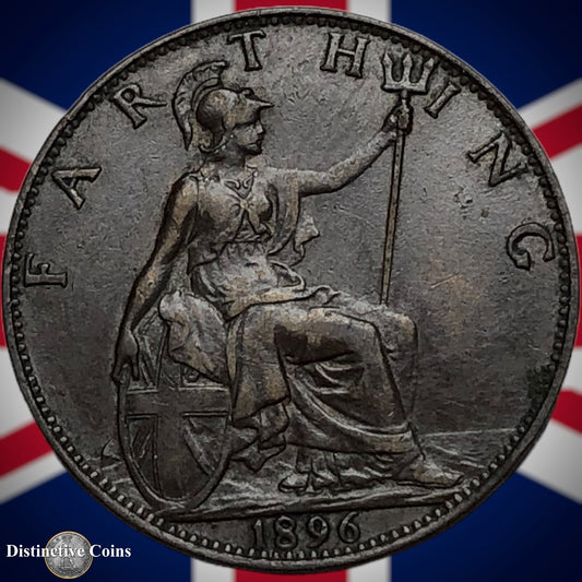 Great Britain 1896 Farthing 1/4d GB4423
