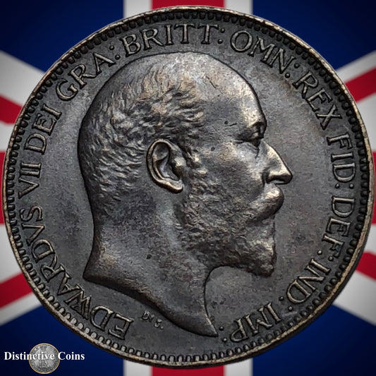 Great Britain 1909 Farthing 1/4d GB4633