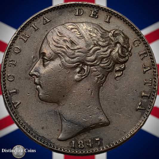 Great Britain 1847 Farthing 1/4d GB3423