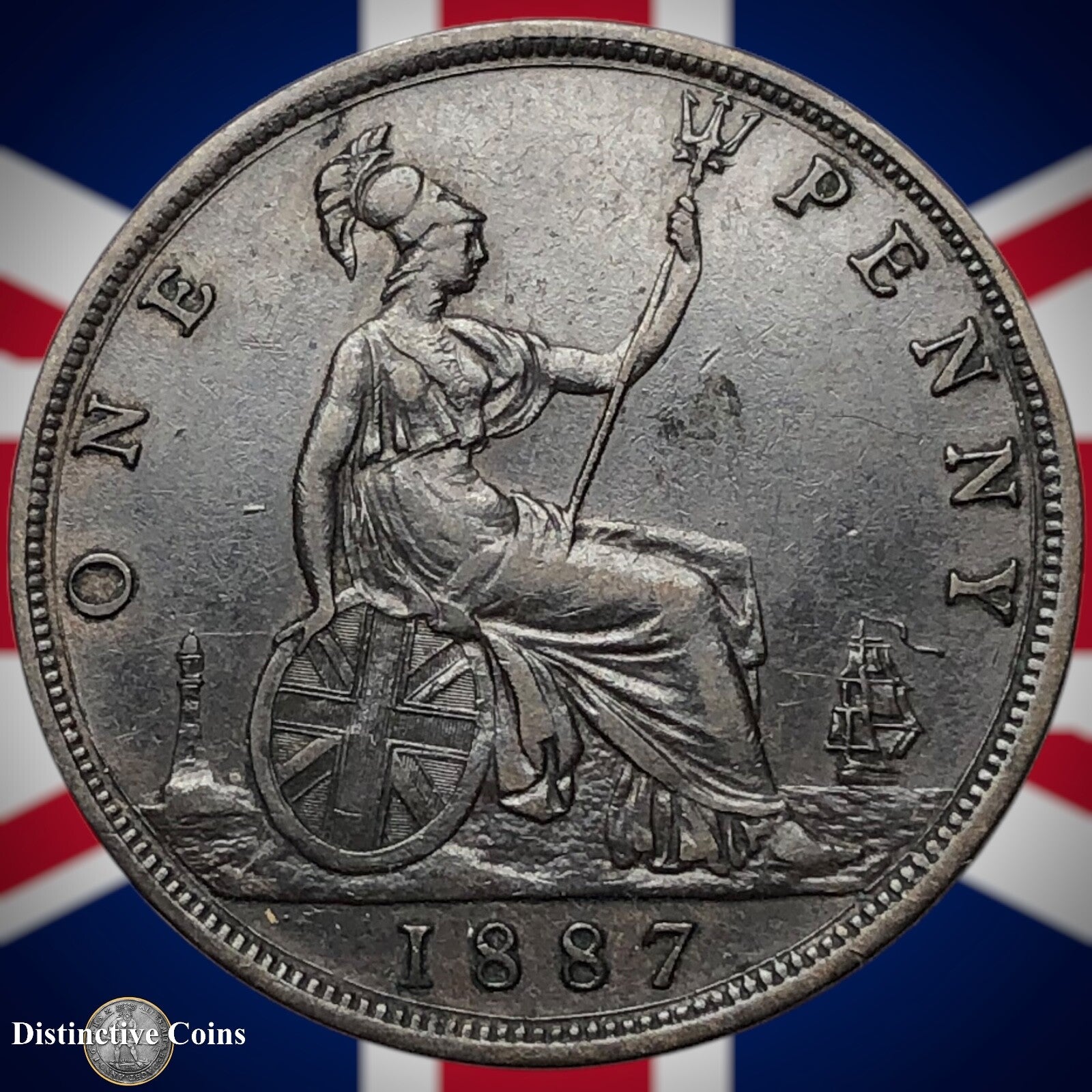 Great Britain 1887 Penny 1d GB6466