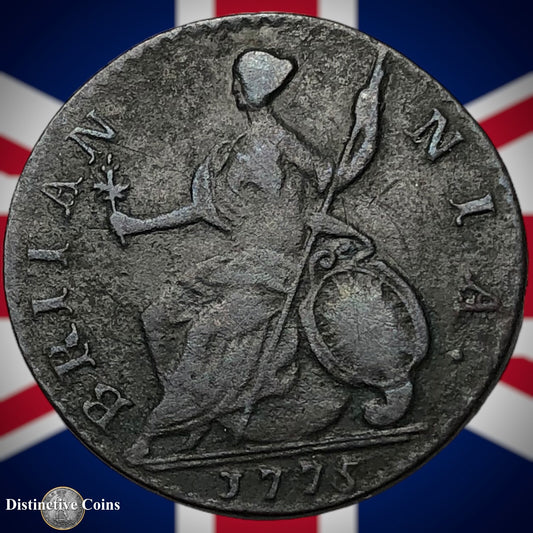 Great Britain 1775 Half Penny 1/2d GB5113