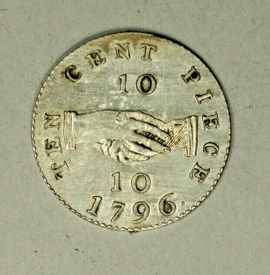 Sierra Leone Silver 10 Cents 1796 UNC old cleaning  A1882