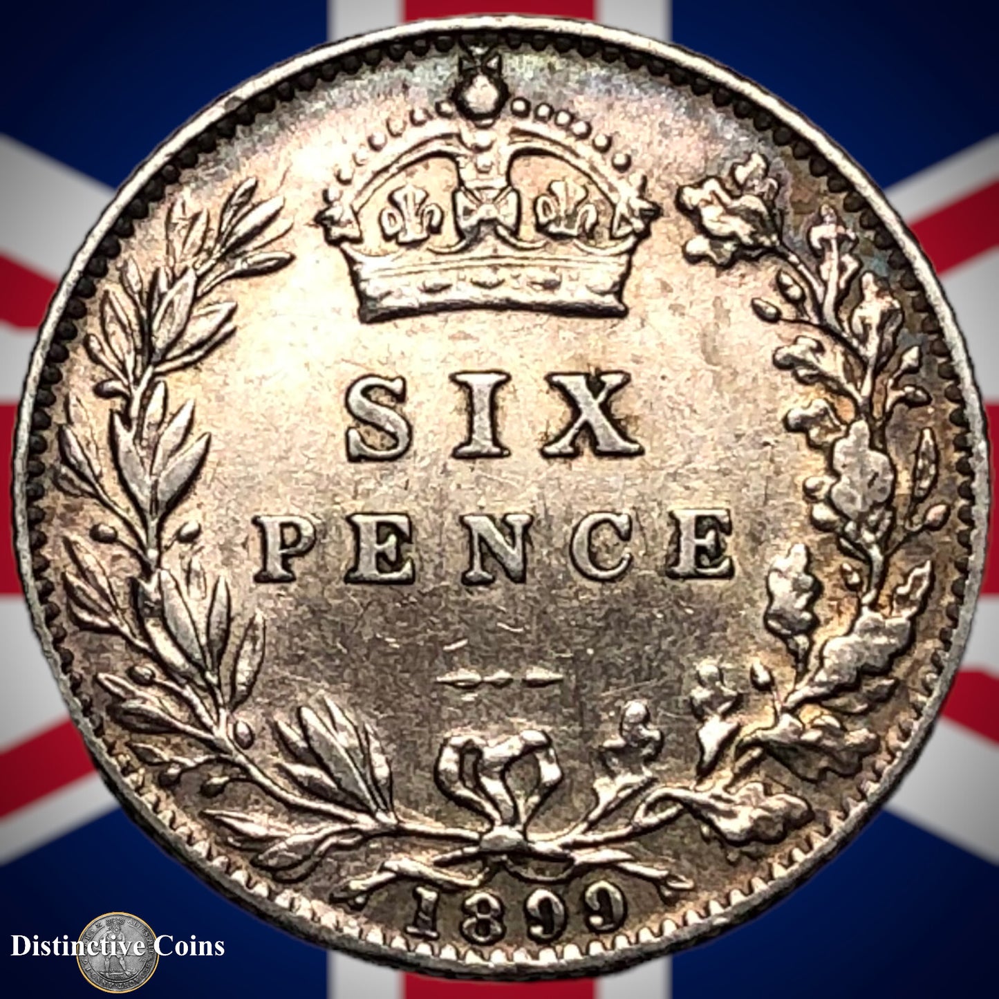 Great Britain 1899 Six Pence GB2809