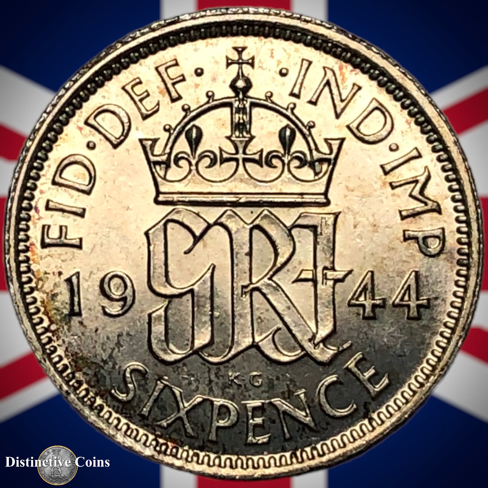 Great Britain 1944 Six Pence GB1750