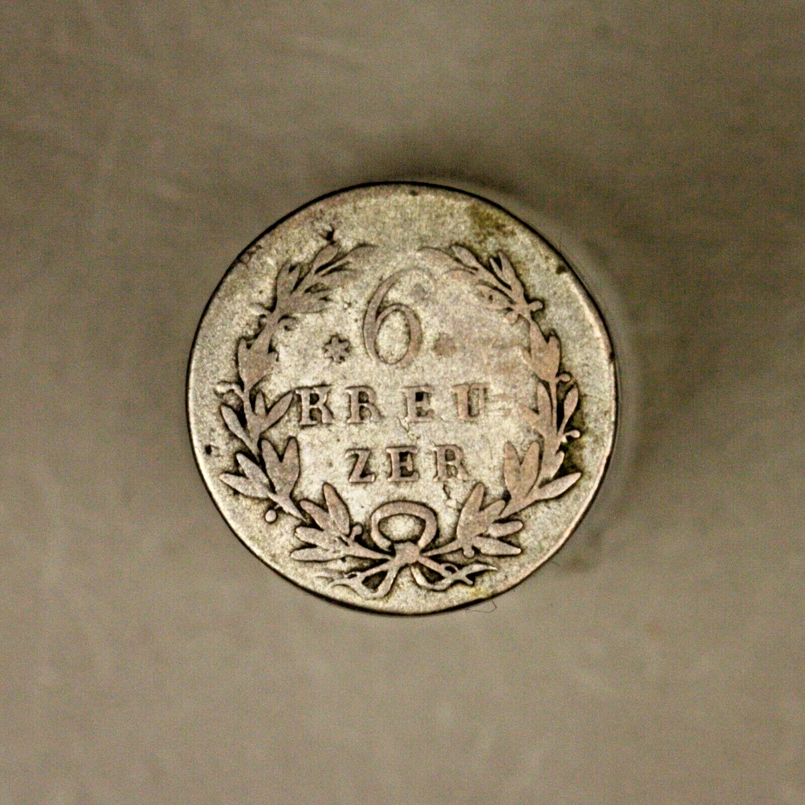 Baden 1817 Karl Shas Lugwig 1811-1818 6 Kreuzer