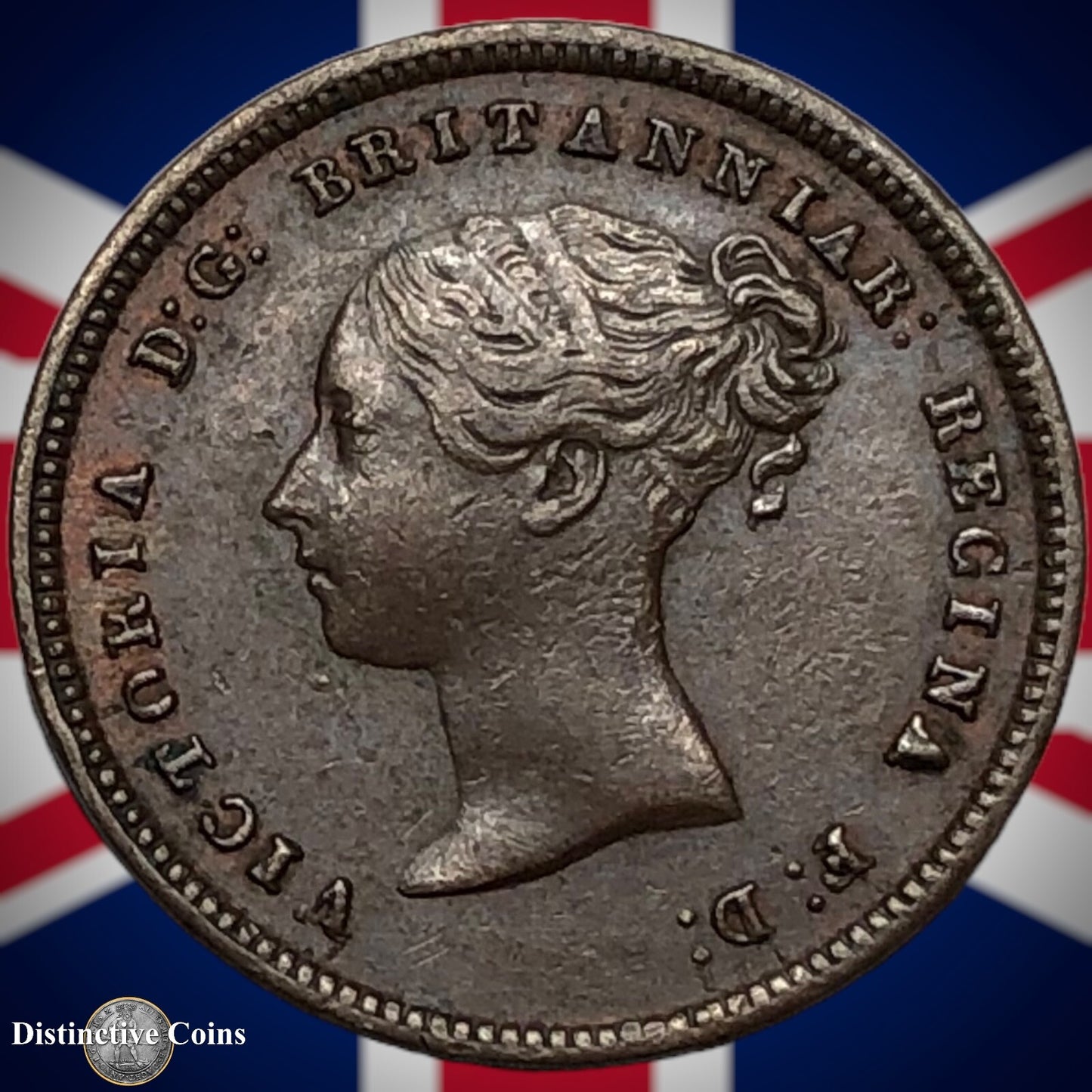 Great Britain 1844 Half Farthing 1/2 Penny GB3084