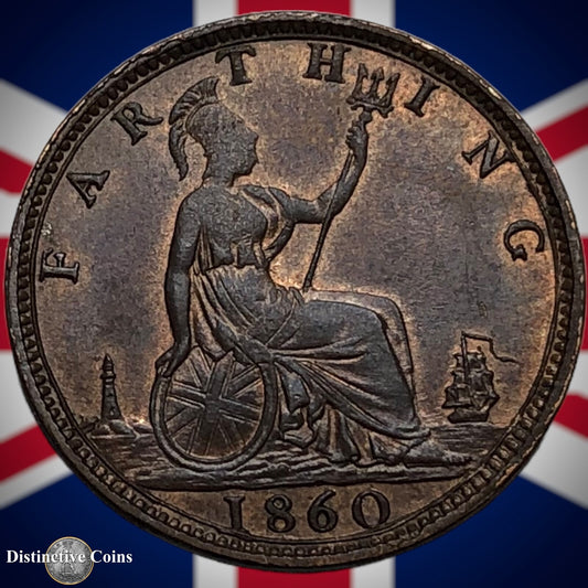 Great Britain 1860 Farthing 1/4d GB3488
