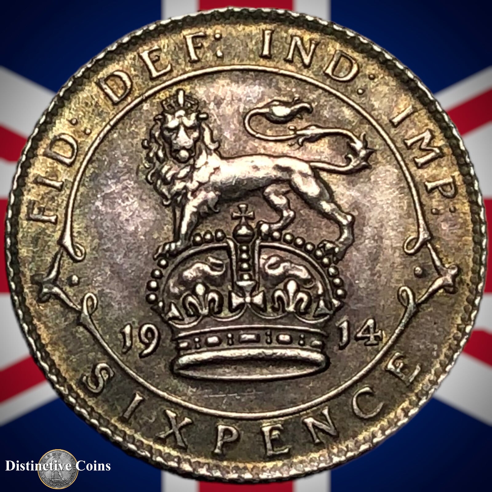 Great Britain 1914 Six Pence GB1585