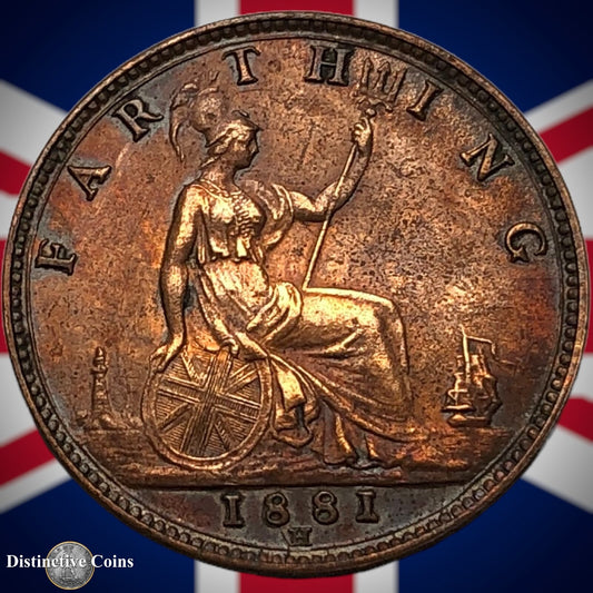 Great Britain 1881 H Farthing 1/4d GB3984