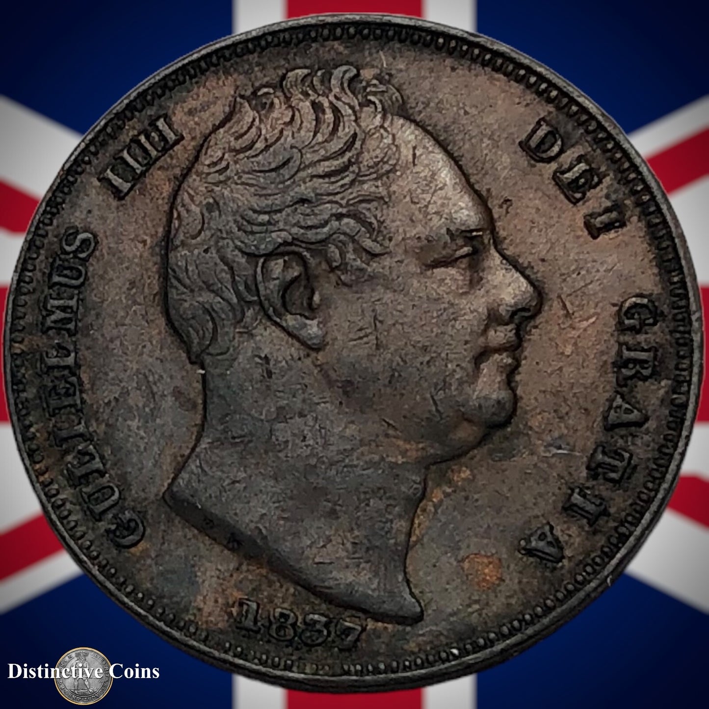 Great Britain 1837 Farthing 1/4d GB3392