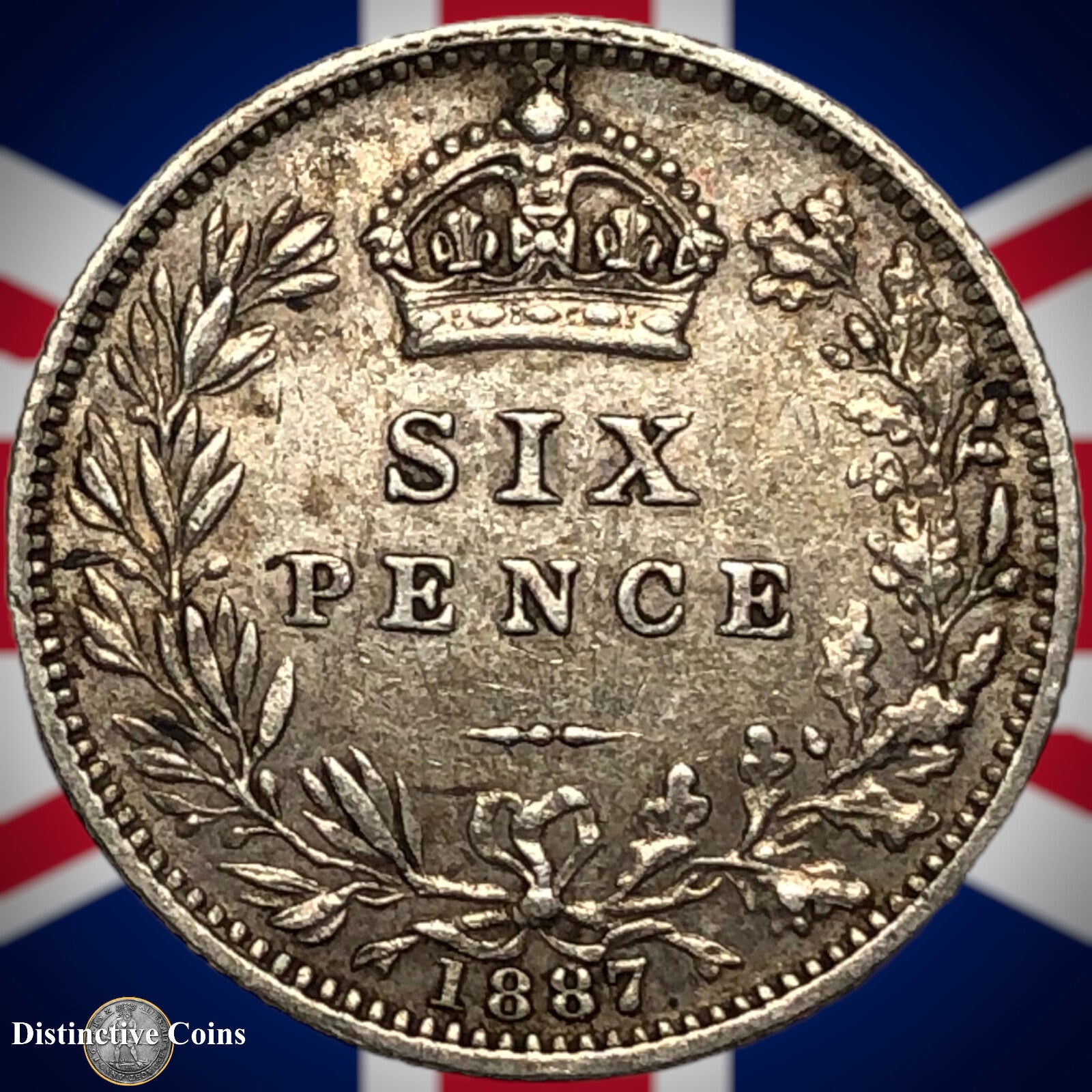 Great Britain 1887 Six Pence GB2684