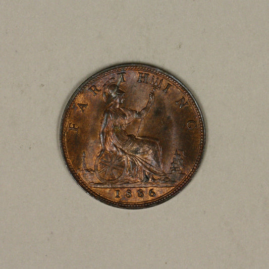 Great Britain 1886 Farthing