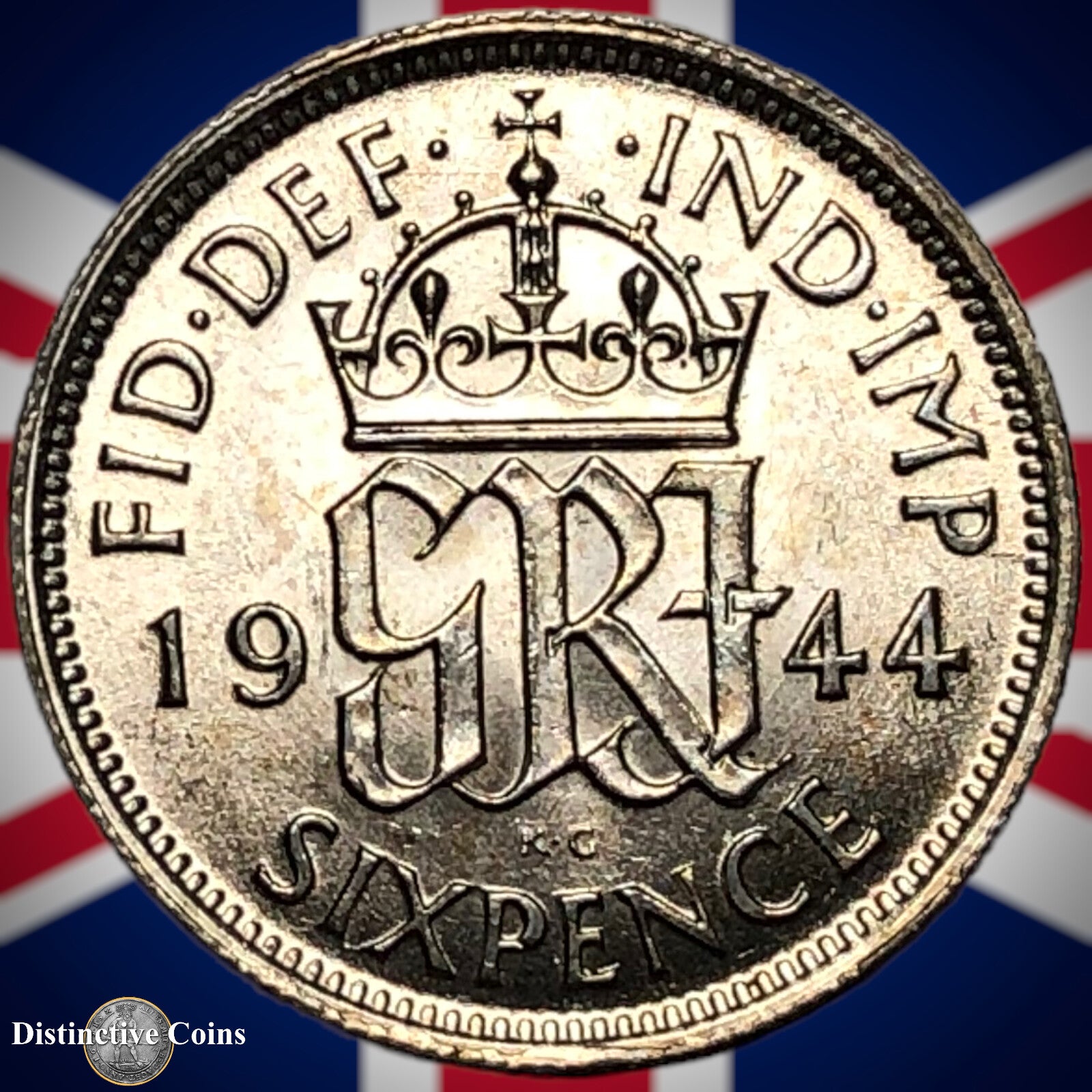 Great Britain 1944 Six Pence GB1757