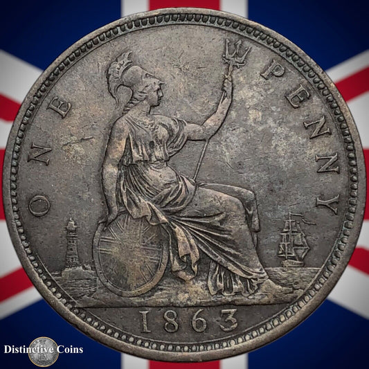 Great Britain 1863 Penny 1d GB6248