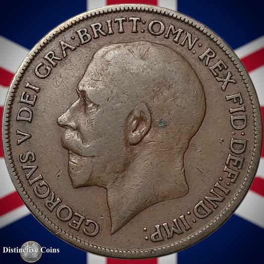 Great Britain 1918 KN Penny 1d GB6888