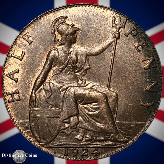 Great Britain 1924 Half Penny 1/2d GB5908