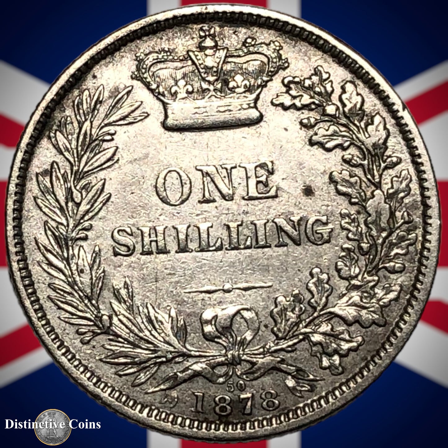 Great Britain 1878 British One Shilling GB0383