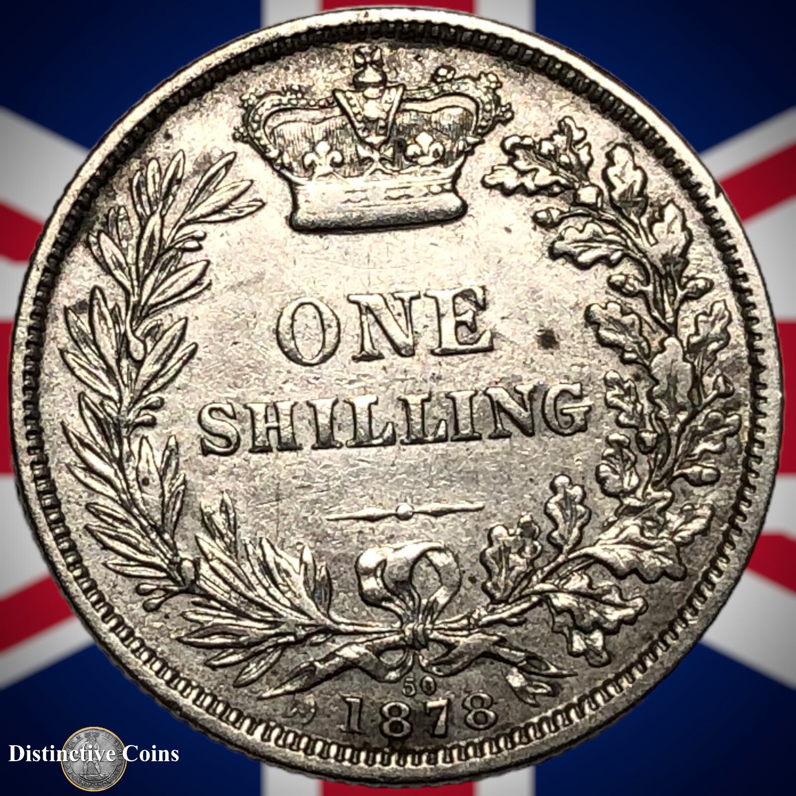 Great Britain 1878 British One Shilling GB0383