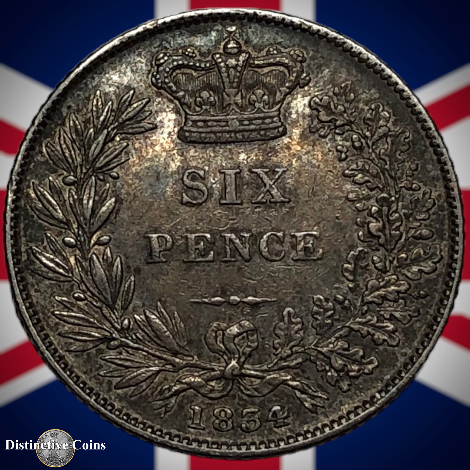Great Britain 1834 Six Pence GB2575